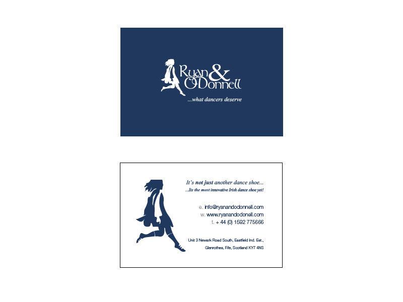 AE Struthers Business Card Layout