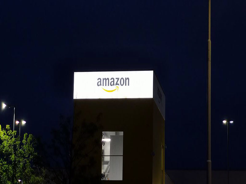 Amazon Backlit Flexface Sign