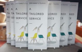 John Lewis for Business Roller Banners