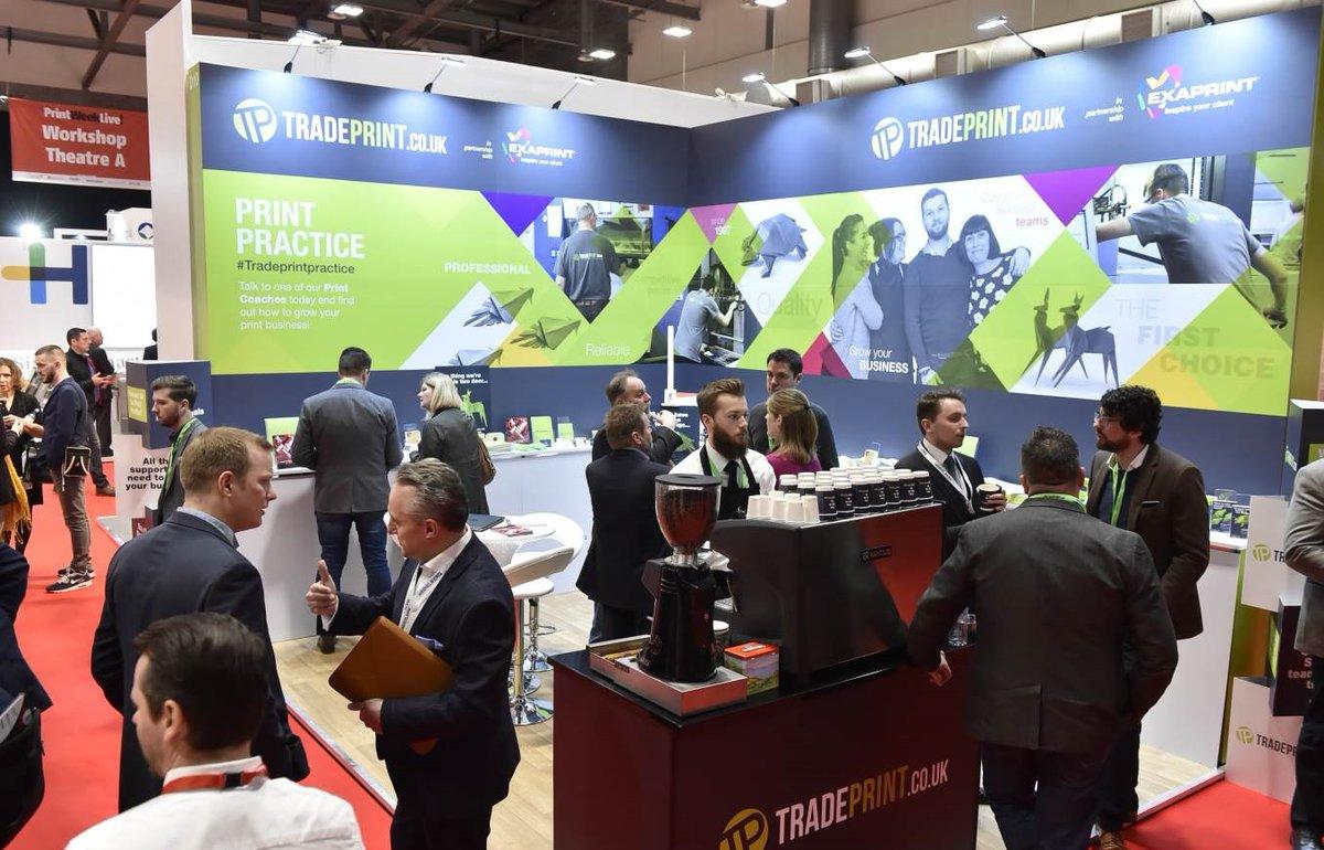 Trade Print Exhibition Stand at Print Week Live 2017